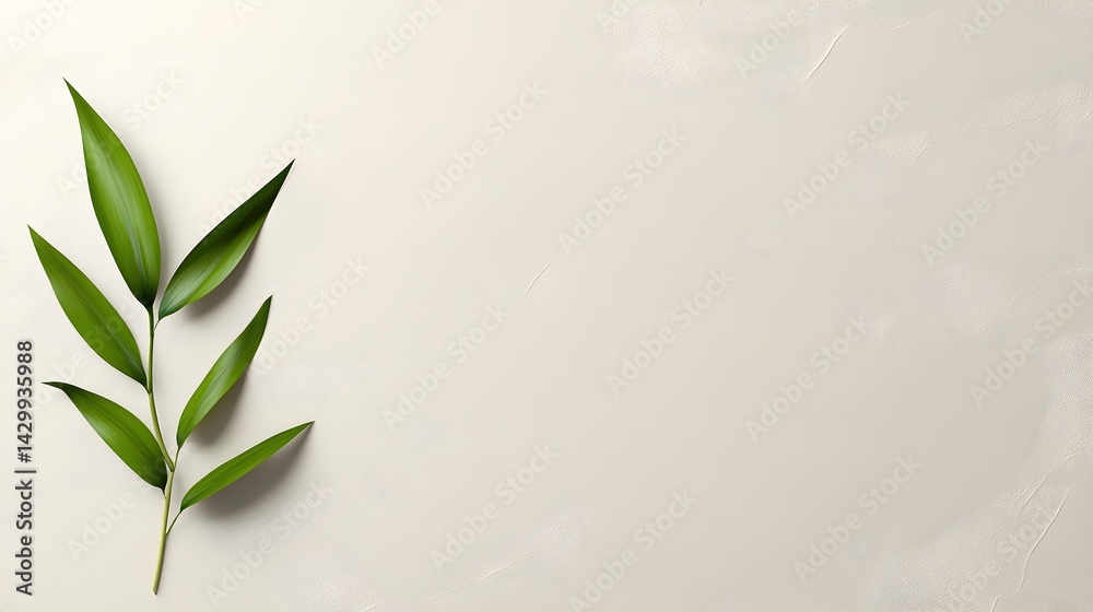 Fototapeta premium Eco-Friendly Material Innovation Concept Showcasing Nature Elements