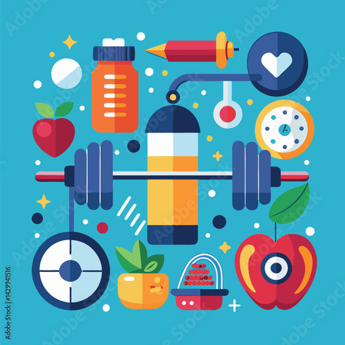 climate change vector illustration