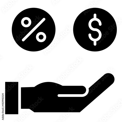 Tax Icon Element For Design