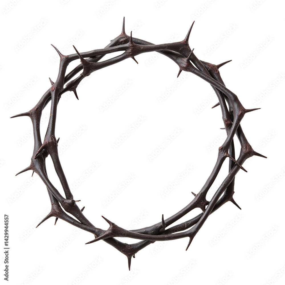Fototapeta premium Crown_of_Thorns_Jesus_Suffering_Easter_Religion