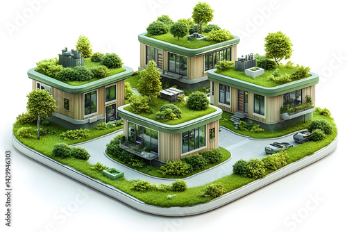 Green Roofs and Sustainable Housing Complex