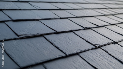Close-Up of Slate Roof Tiles