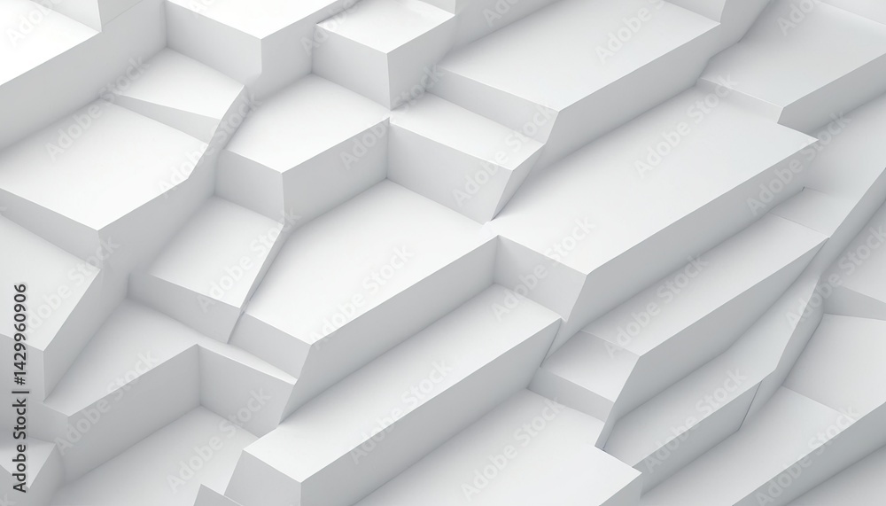Abstract white geometric blocks design surface background pattern elegant structure Abstract white geometric blocks design surface background pattern elegant structure