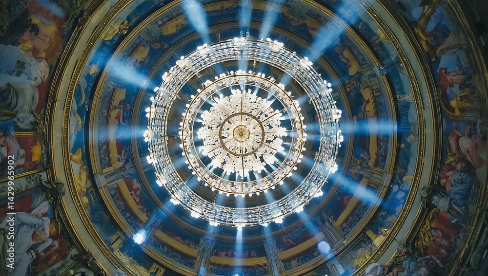 Obraz premium Chandelier in a Palace