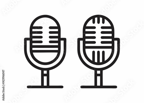 vector microphone icon