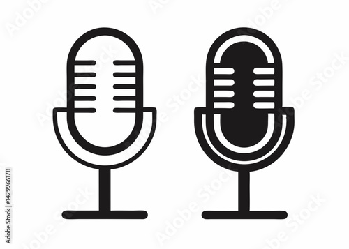 vector microphone icon