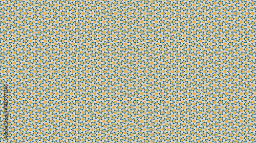 Modern geometric abstract floral organic textile pattern vector.