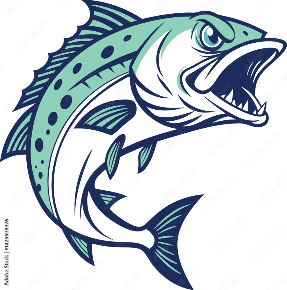 Obraz premium fish vector illustration