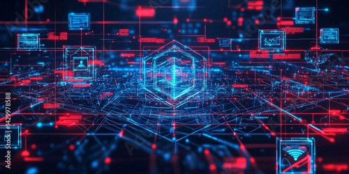 Wallpaper Mural Cyber resilience framework that includes effective disaster recovery plans. Torontodigital.ca