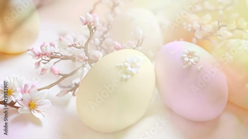 Delight in Elegant Spring Eggs adorned with Beautiful Blossoms for truly joyful Easter Celebrations