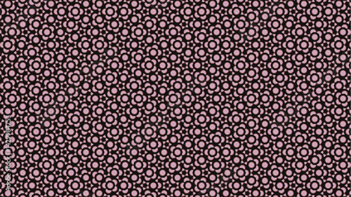 Modern geometric abstract floral organic textile pattern vector.