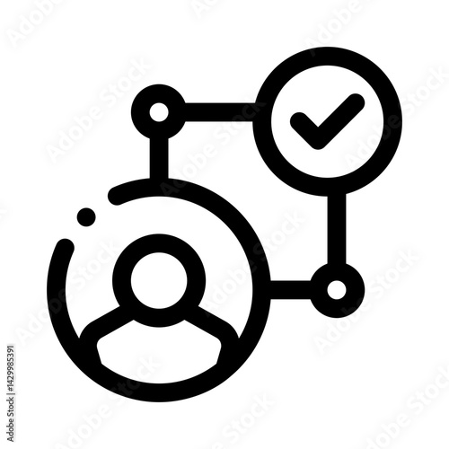 Customer Journey line icon