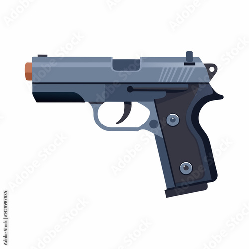 gun isolated on white
