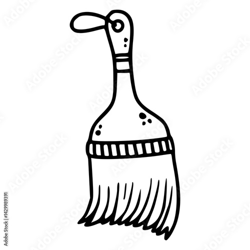 sweeping tools outline drawing