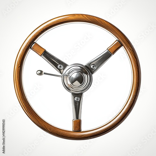 Classic Wooden Steering Wheel (4)
