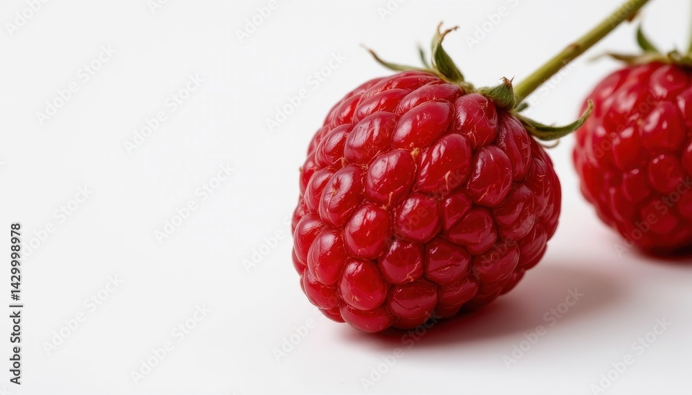 Raspberry, realistic style, isolated on a pure white background, minimal composition, soft natural shadows, high resolution, studio lighting, photorealistic Raspberry, realistic style, isolated on a pure white background, minimal composition, soft natural shadows, high resolution, studio lighting, photorealistic