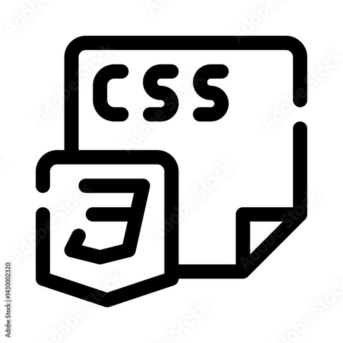 CSS line icon