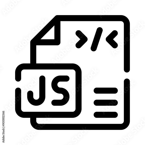 JavaScript line icon