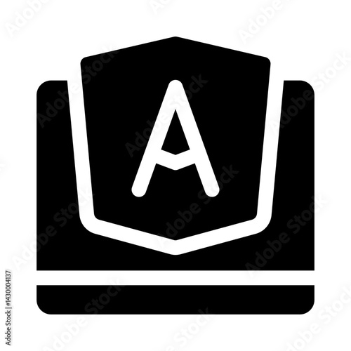 Angular glyph icon