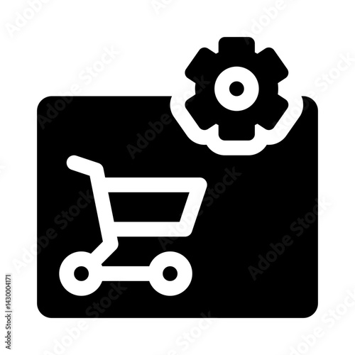 E glyph icon