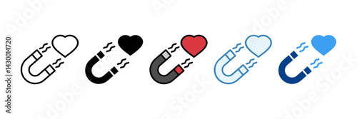 Engagementt  Icon Set Multiple Style Collection