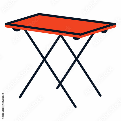 ironing board isolated on white