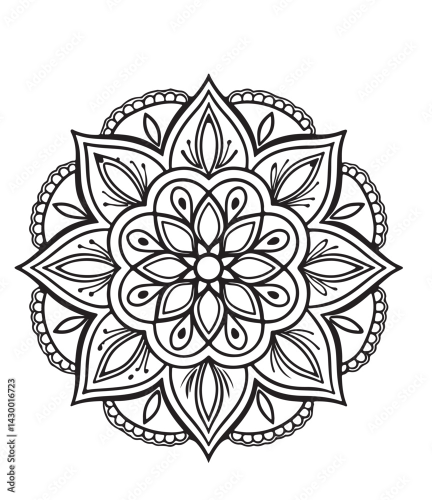 Fototapeta premium mandala vector design