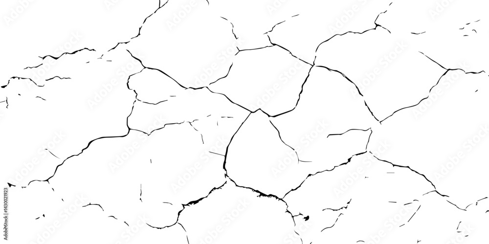 Obraz premium Closeup of dry fissure ground. White dried and cracked ground earth background.Gray crack on earth texture. erosion. 