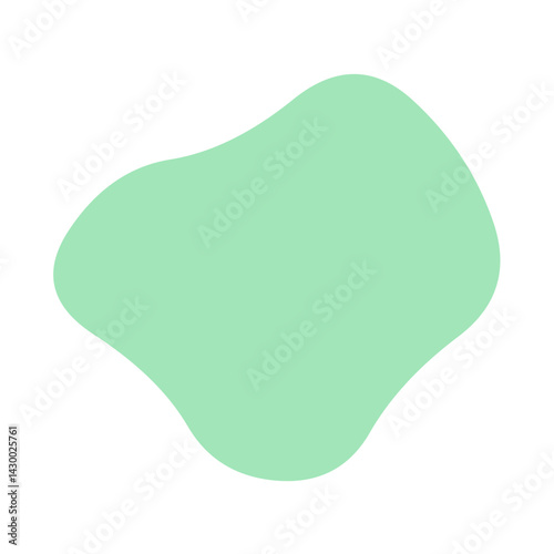 Abstract doodle shape decorative element