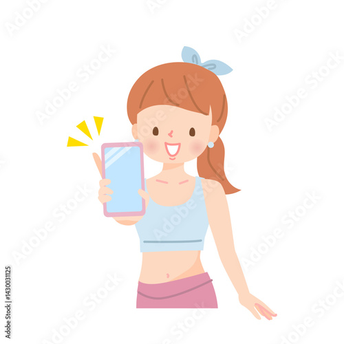 若い女性インストラクター