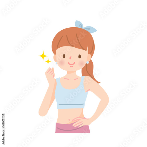 若い女性インストラクター