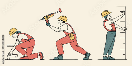 Construction Worker Vector Art