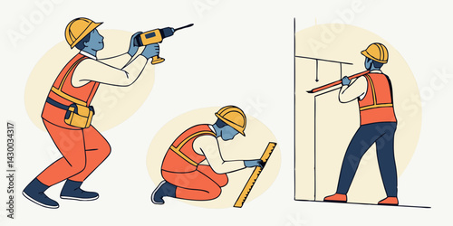 Construction Worker Vector Art