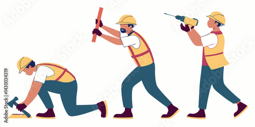 Construction Worker Vector Art