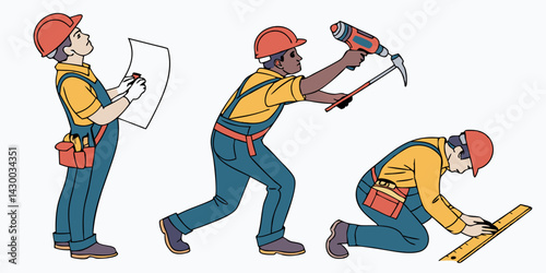Construction Worker Vector Art