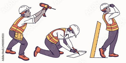 Construction Worker Vector Art