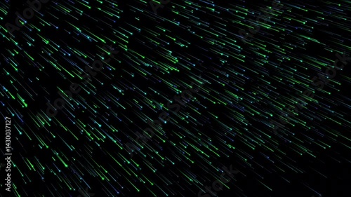 Motion particle lines explode loop background animation. Multicolor abstract technology futuristic star and line background. Fast light trails