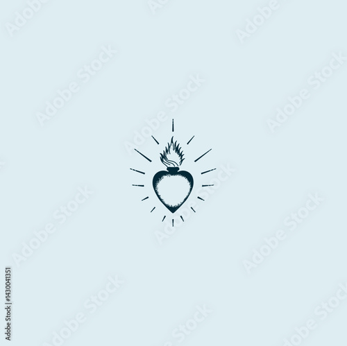THESE HIGH QUALITY SACRED HEART JESUS VECTOR FOR USING VARIOUS TYPES OF DESIGN WORKS LIKE T-SHIRT, LOGO, TATTOO AND HOME WALL DESIGN