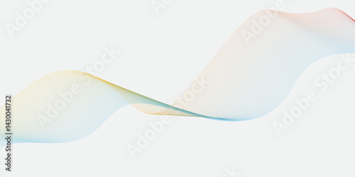 abstract blue background with waves