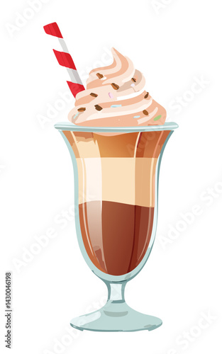 Chocolate Ice Cream Float