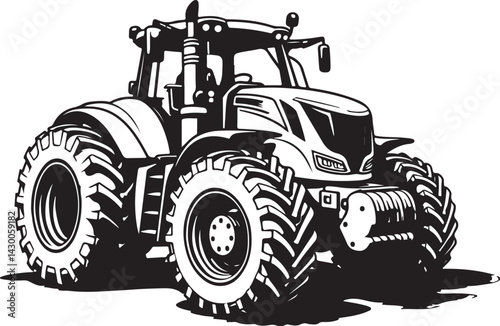 Farm Tractor Silhouette SVG Bundle