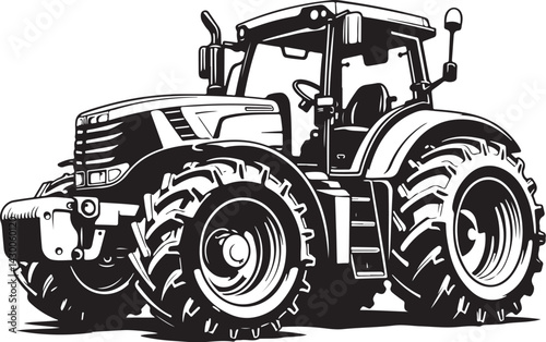 Farm Tractor Silhouette SVG Bundle