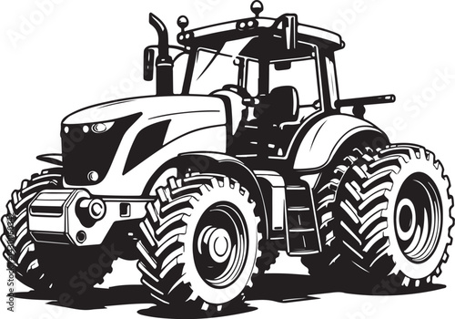 Farm Tractor Silhouette SVG Bundle