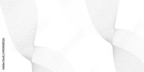 Abstract white and grey geometric smoky blend liens background. Sound, music, volume background. Design for brochure, flyer, banner, template, wallpaper background and many more
