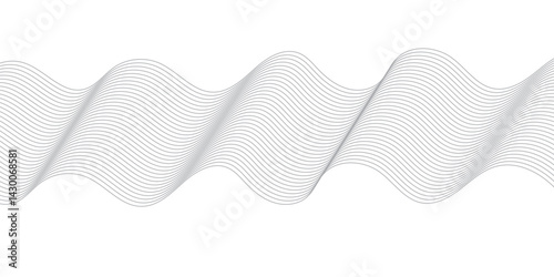 Abstract white and grey geometric smoky blend liens background. Sound, music, volume background. Design for brochure, flyer, banner, template, wallpaper background and many more
