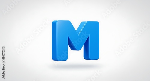 Blue Letter M