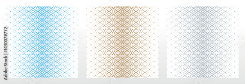 Set of abstract geometric patterns. Seamless vector backgrounds. Colored ornaments Graphic modern patterns Simple lattice graphic design