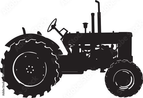 Farm Tractor Silhouette SVG Bundle