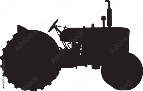 Farm Tractor Silhouette SVG Bundle