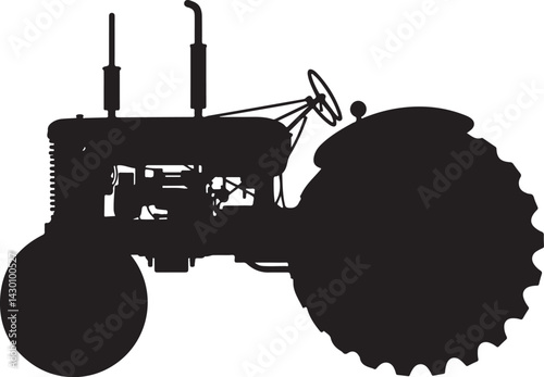 Farm Tractor Silhouette SVG Bundle
